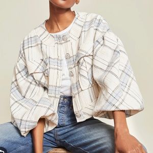 Veronica Beard Nikolai Oversized Jacket - Size 2, Excellent Used Condition